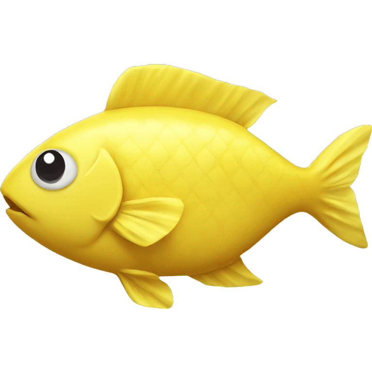 Fish with banana emoji