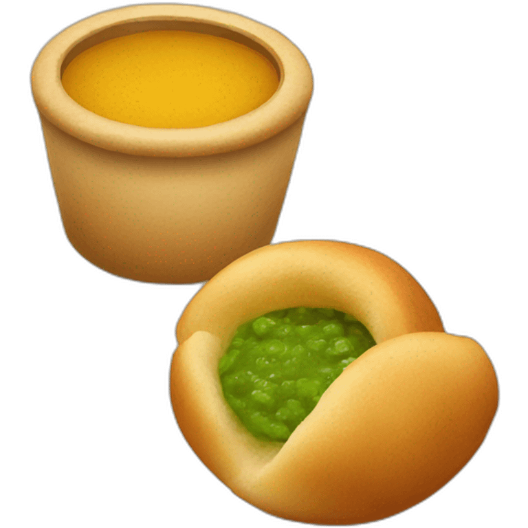 pani puri indian food emoji