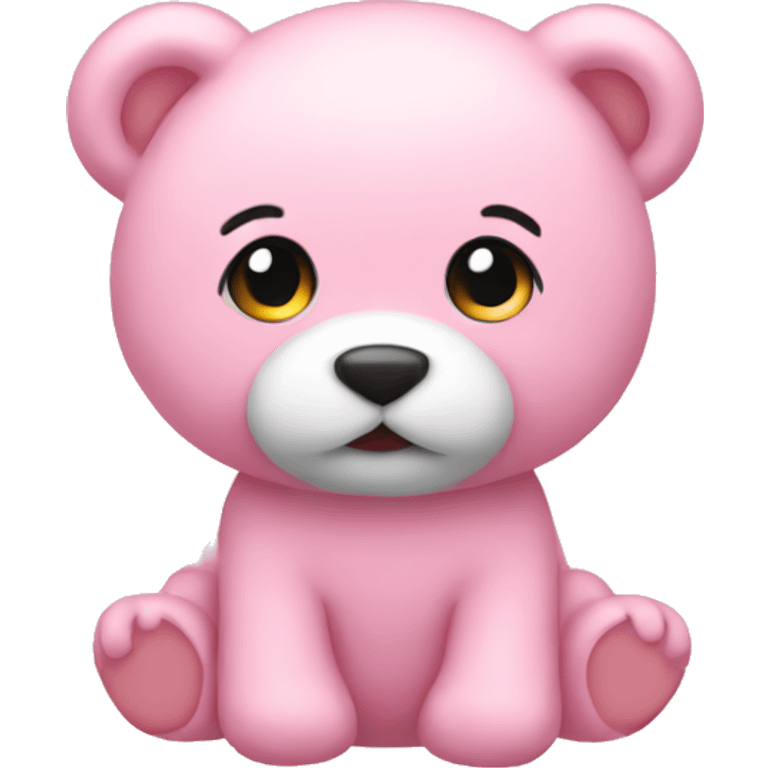 Soft pink toy emoji