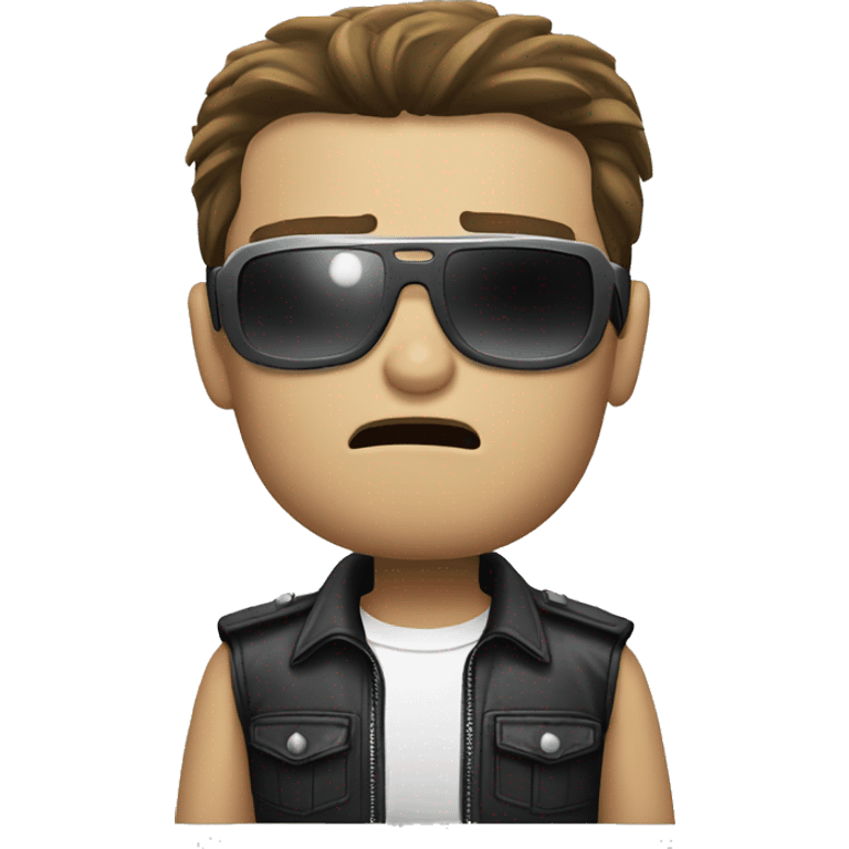 The terminator saying no problemo emoji