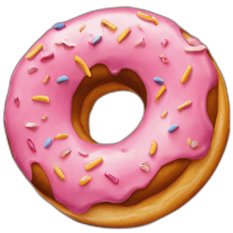 a donut emoji