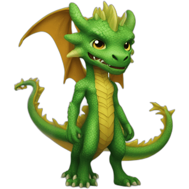 dragon in loki costume, realistic emoji