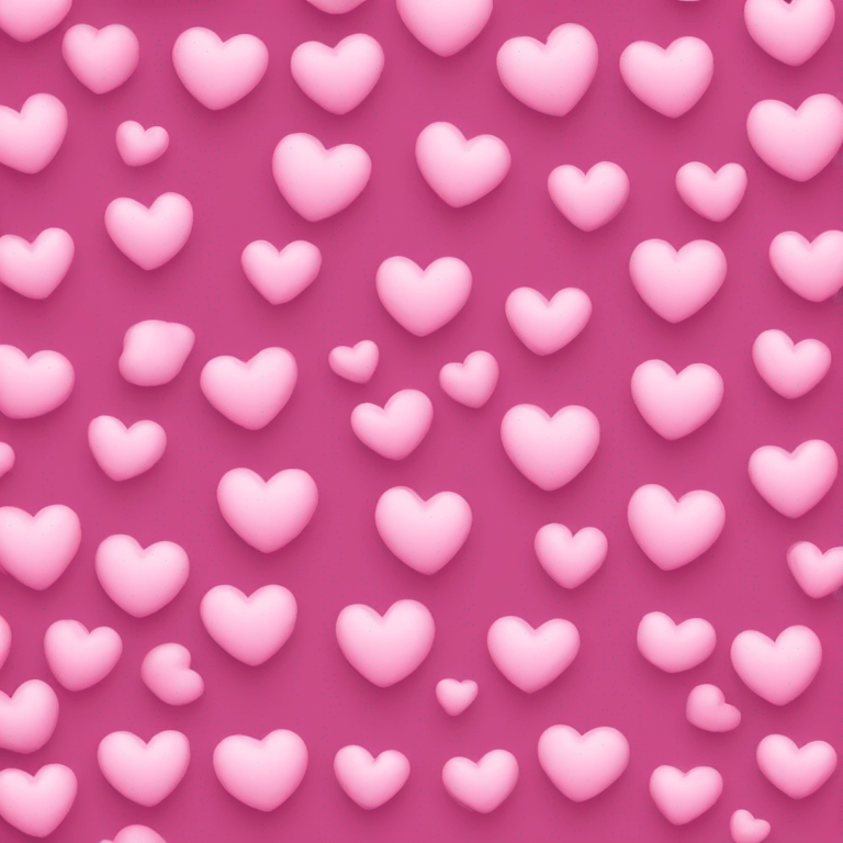 little pink hearts emoji