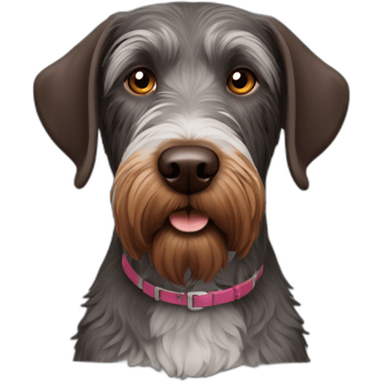 German Wirehaired Pointer dog emoji