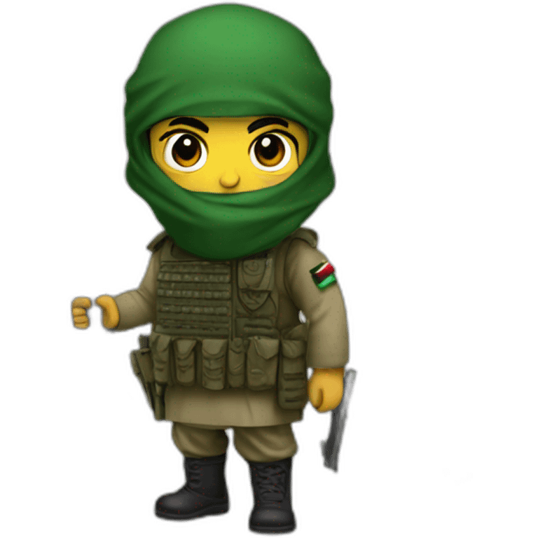 Palestinian Qassam Warrior  emoji