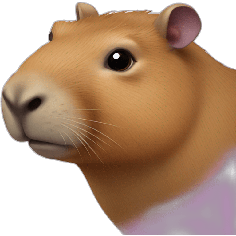 Violet capybara  emoji