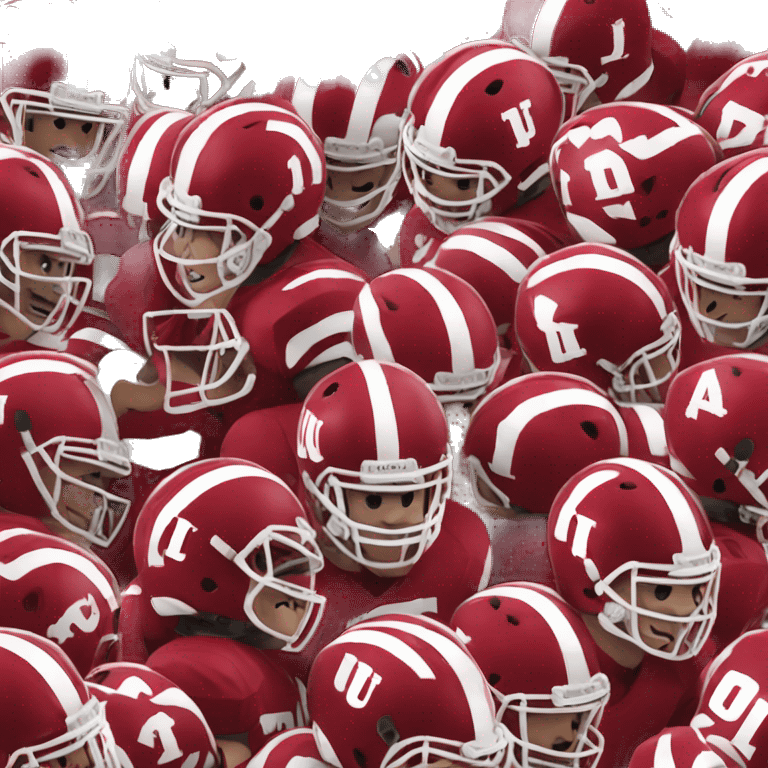 Indiana university football  emoji