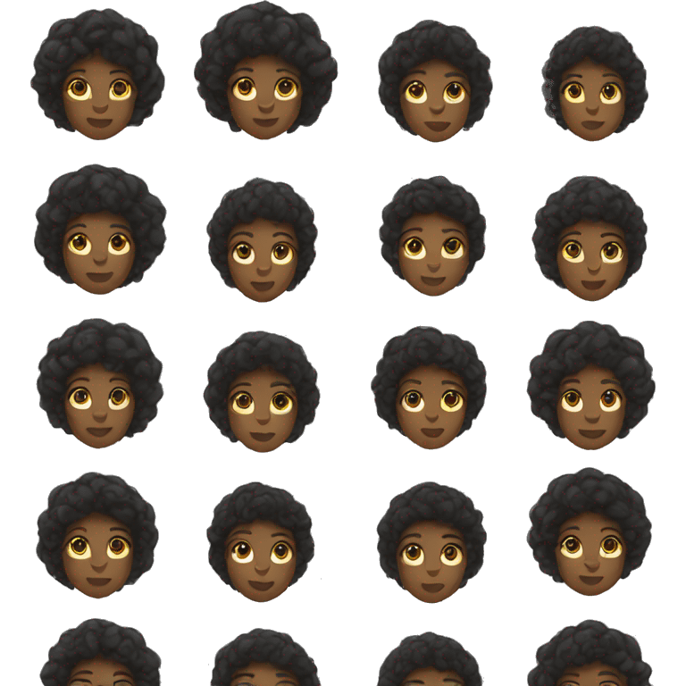 Black woman emoji