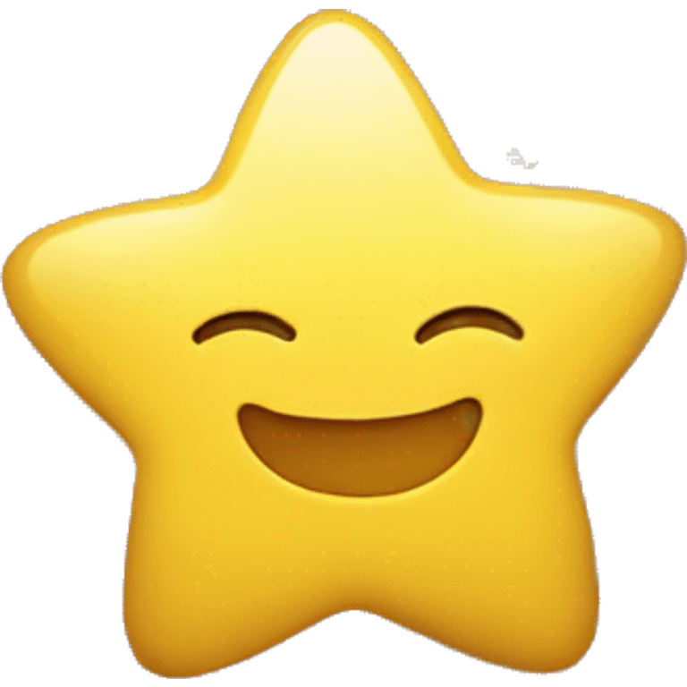 romantic blushing yellow smiley with hearts and stars emoji