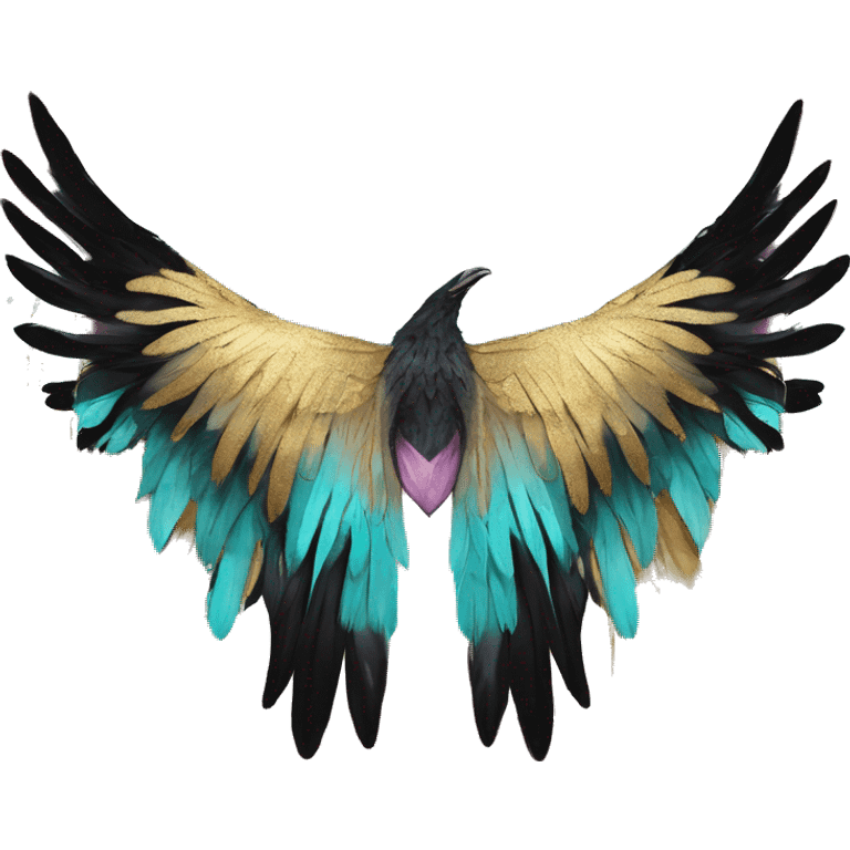 Dark black Beige cyan Pink magenta burgundy maroon cyan beige gray coyote black stripes wearing gold jewellery gold piercings gold gilded vintage watercolour tie dye black raven wings emoji