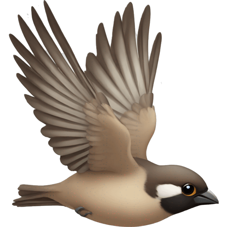 flying sparrow emoji