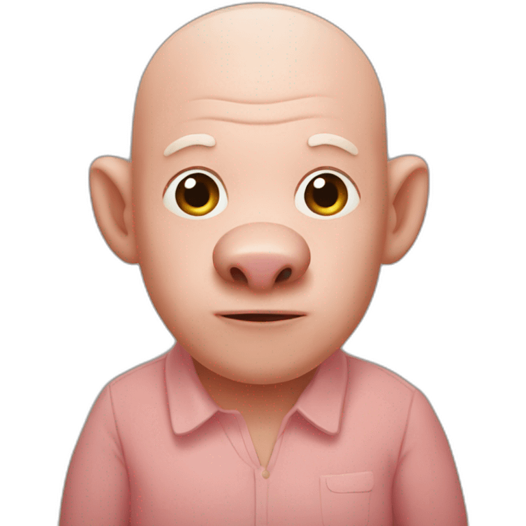 pig man emoji