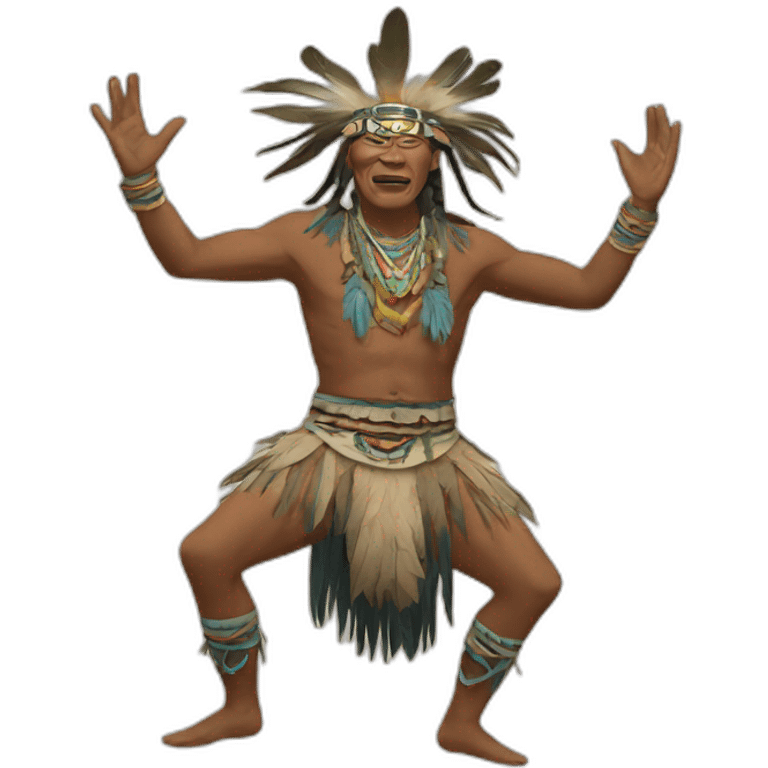 Shaman dance emoji