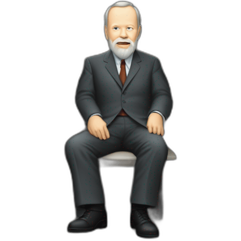 Dennis Ritchie sitting at a PDP-11 emoji