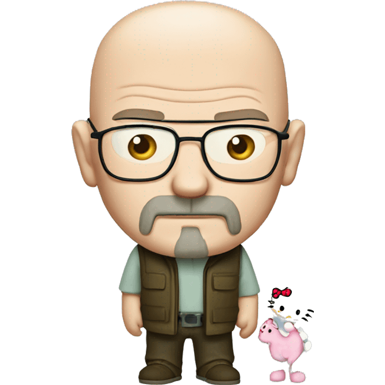 Walter White with Hello Kitty  emoji