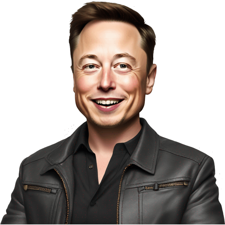 Elon musk partying  emoji