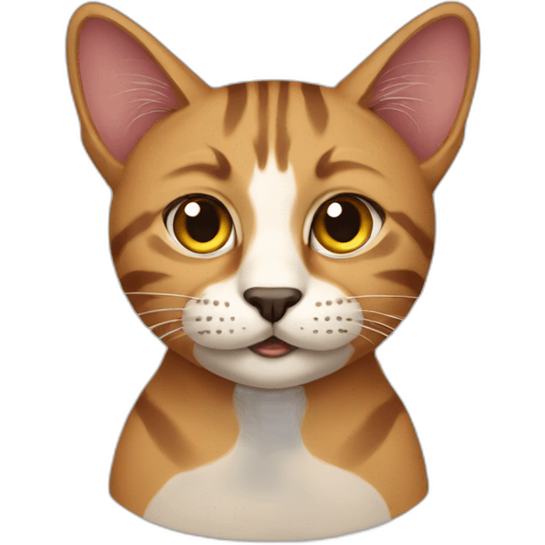 An Indian cat emoji