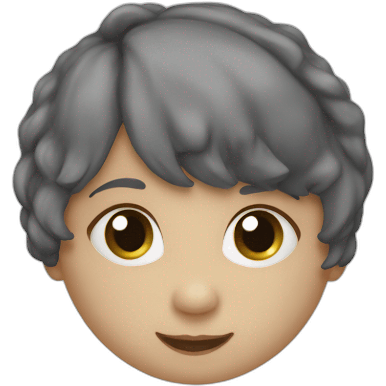 a toddle with cochlear implants emoji