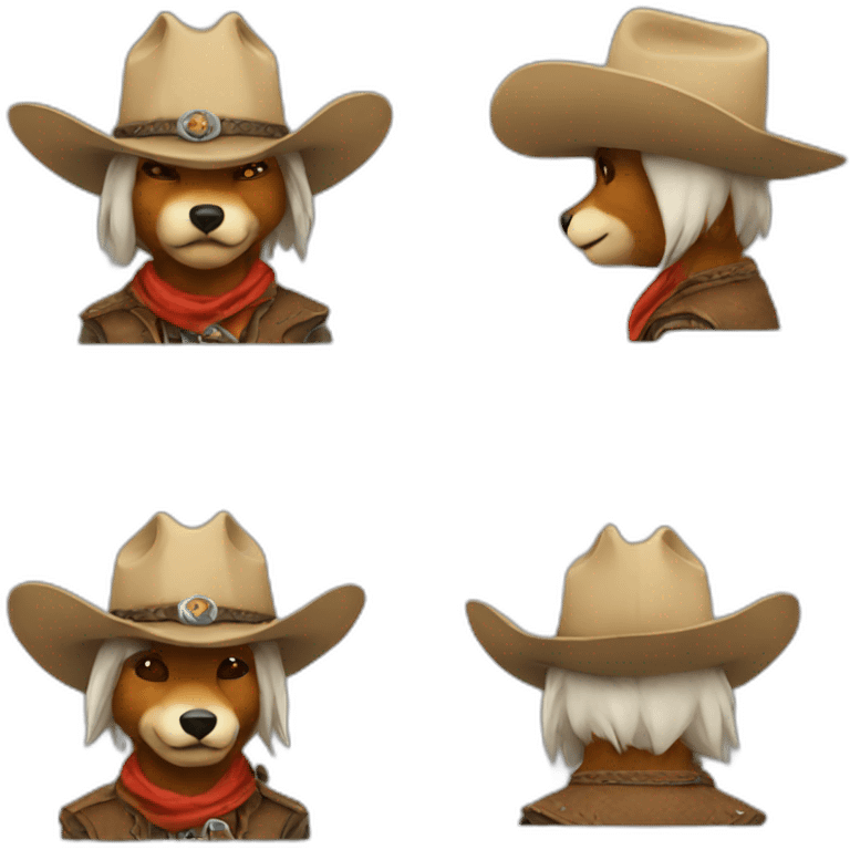 cowboy fox emoji