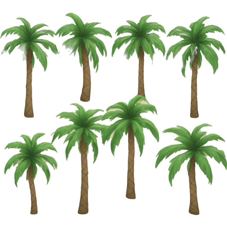 Palm trees  emoji