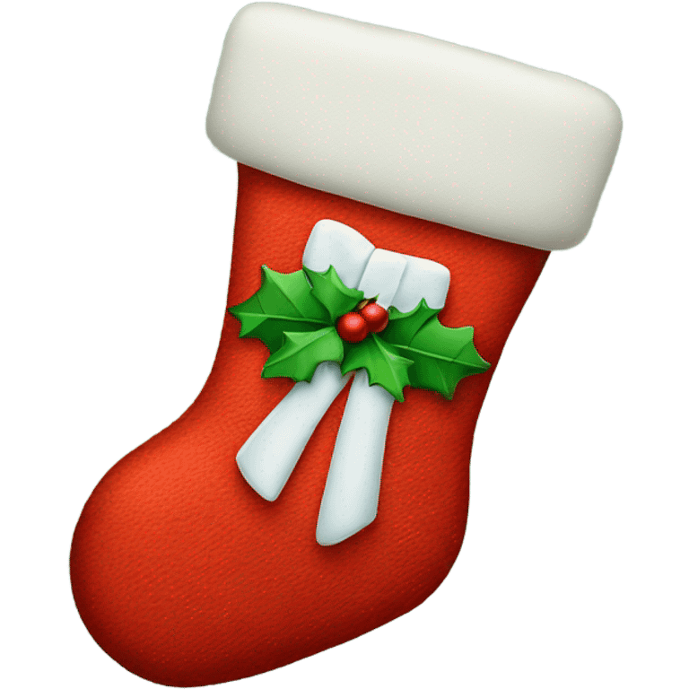 Christmas stocking emoji