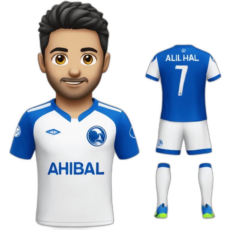 Alhilal fc home kit emoji