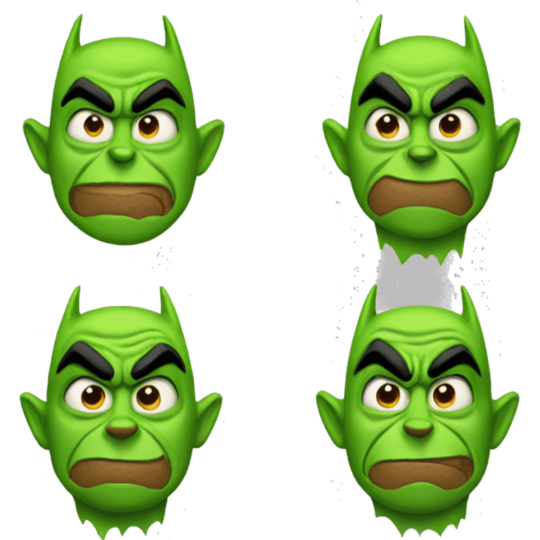 Batman Grinch emoji