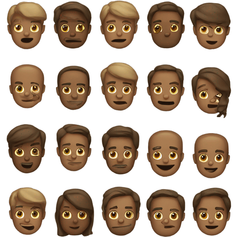 Borwn emojis emoji