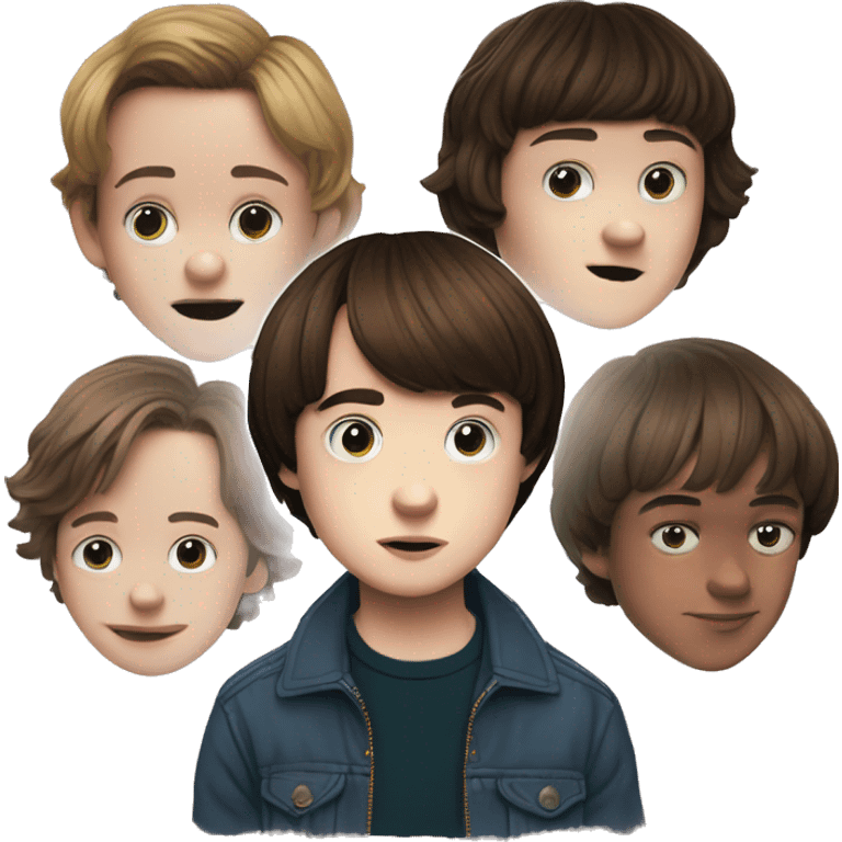 Noah Schnapp Will Byers stranger things cartoon  emoji