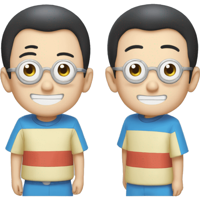 Doraemon and Nobita emoji