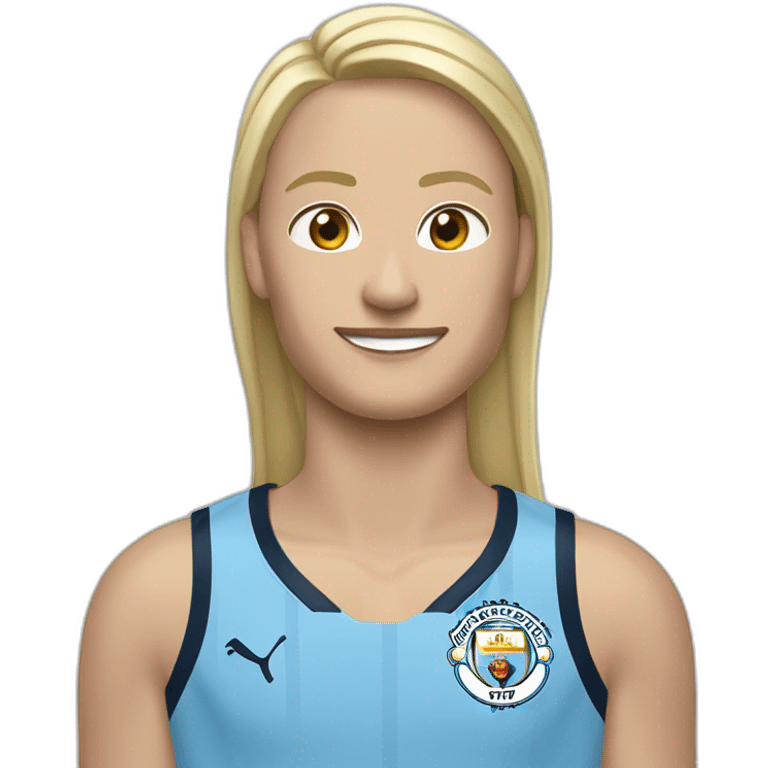 Haaland avec le maillot de Manchester City emoji