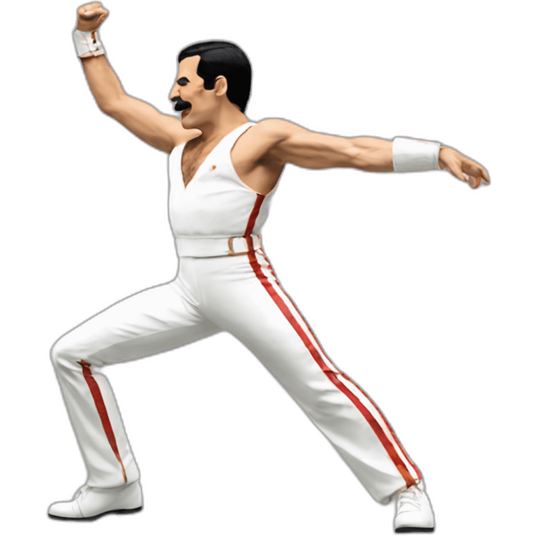 freddie mercury iconic pose emoji