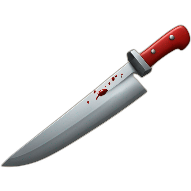 Bloody knife emoji