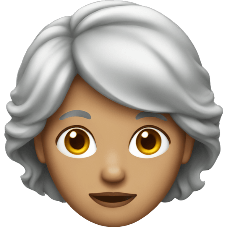 Gray hair woman  emoji