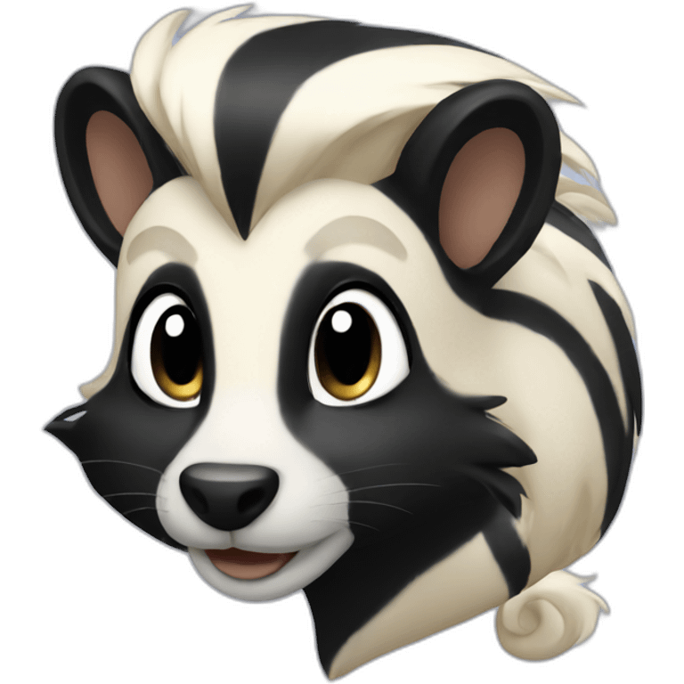 blonde skunk emoji