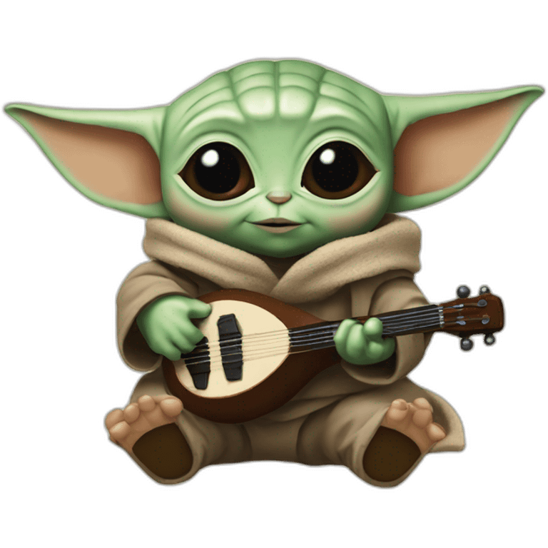 Baby yoda and baby mandolorian emoji