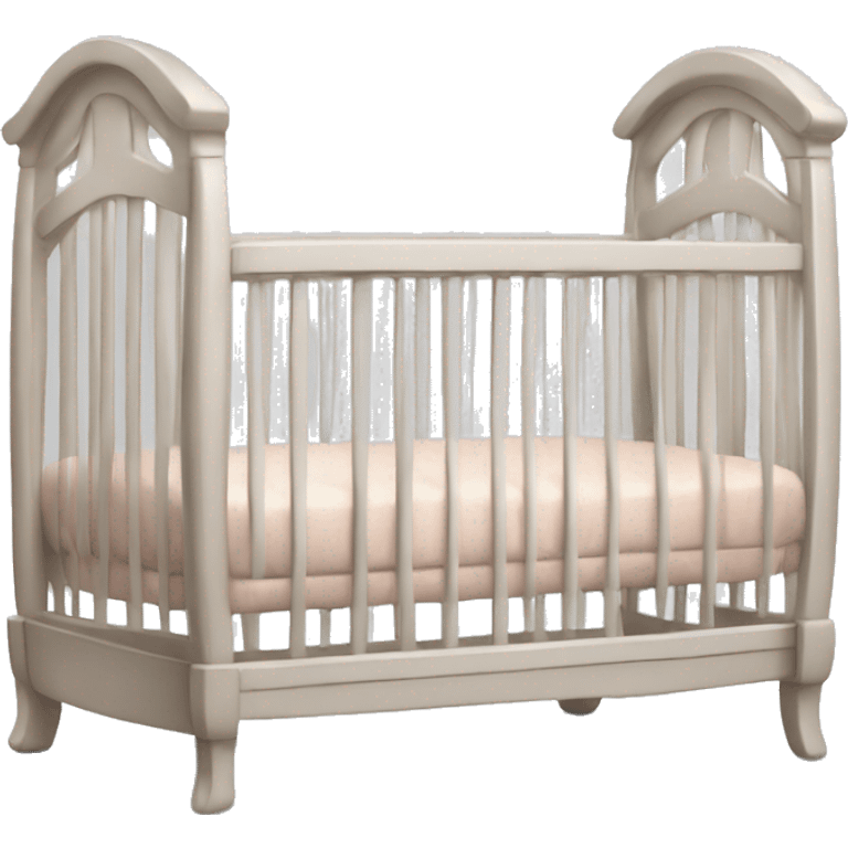 cute realistic Baby crib emoji