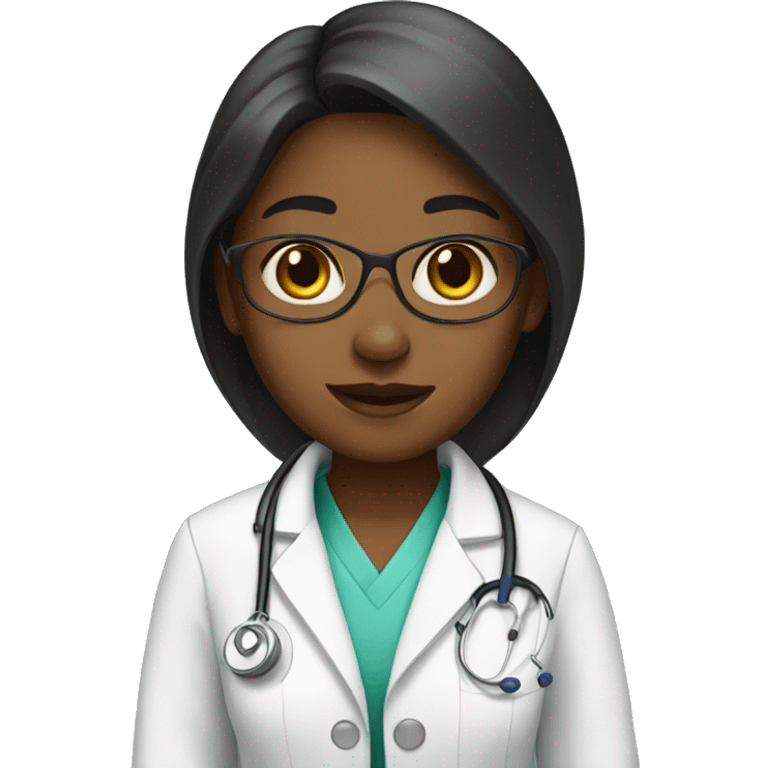 girl doctor emoji