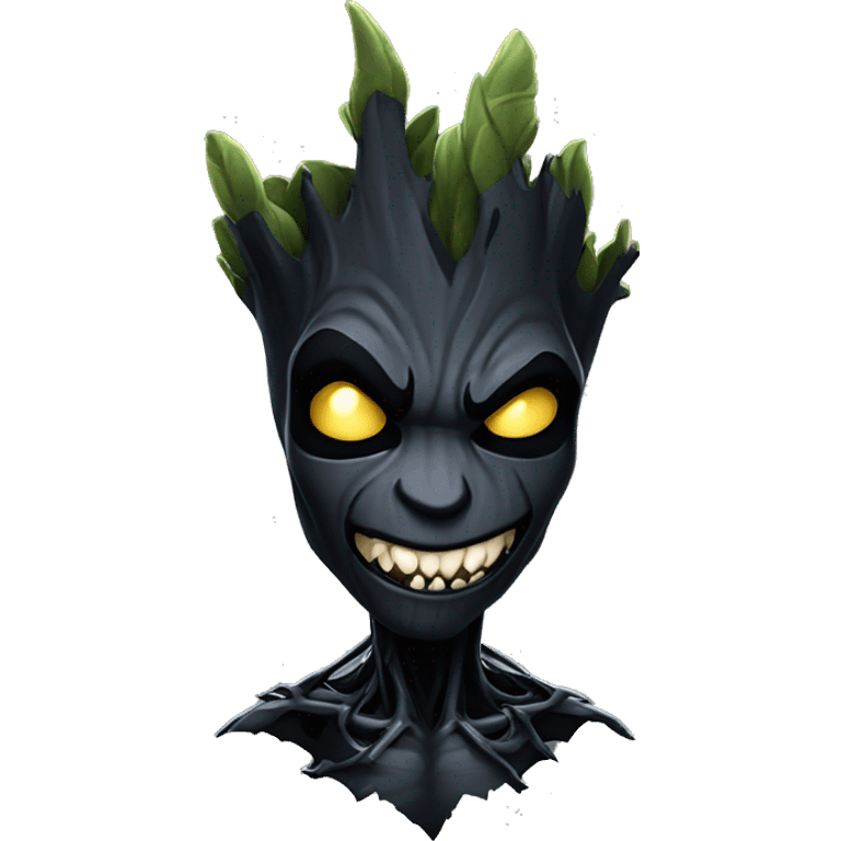 Venom groot dark emoji