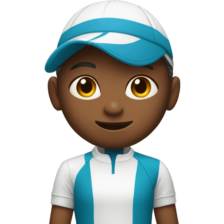 Young tennis player emoji