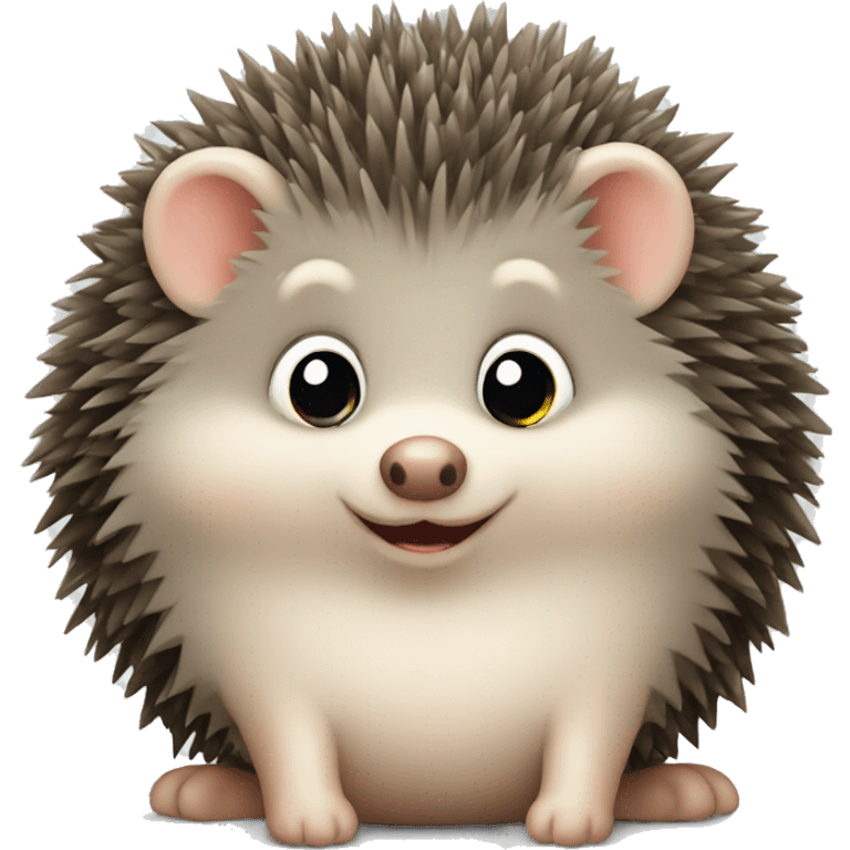 Cute little hedgehog emoji