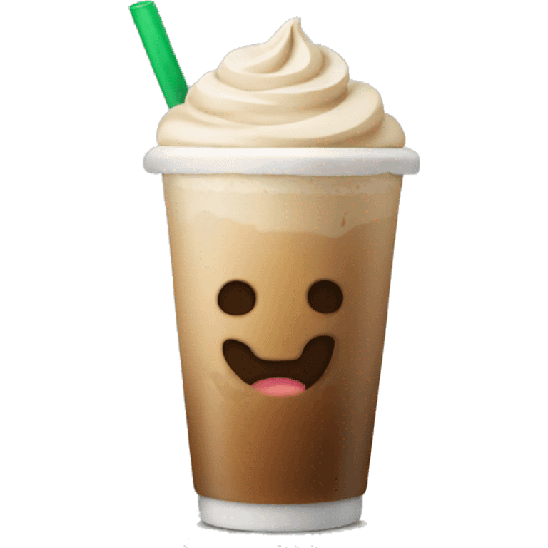 Ice latte emoji