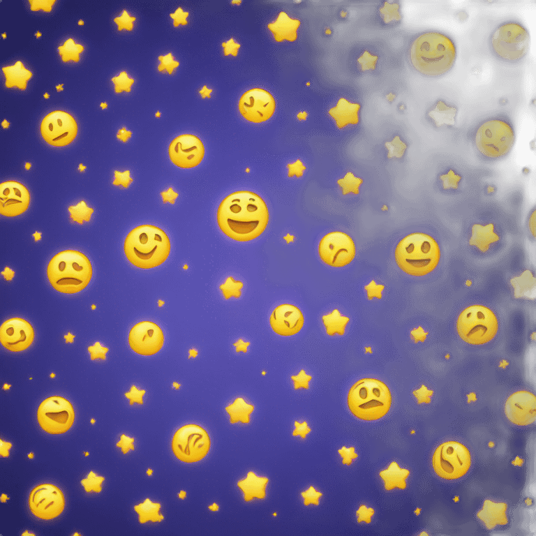 Night Background effect  emoji