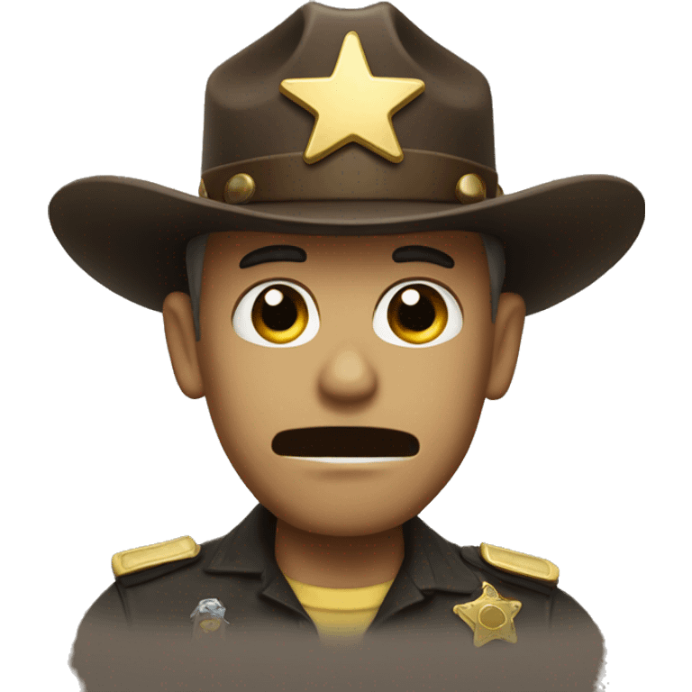 bot as a sheriff emoji