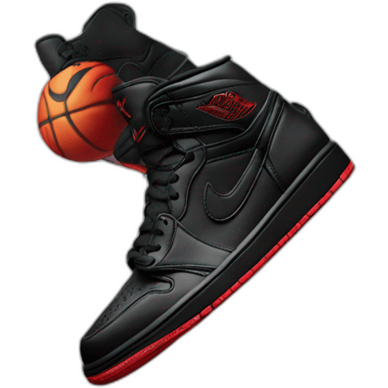 Nike air Jordan black  emoji