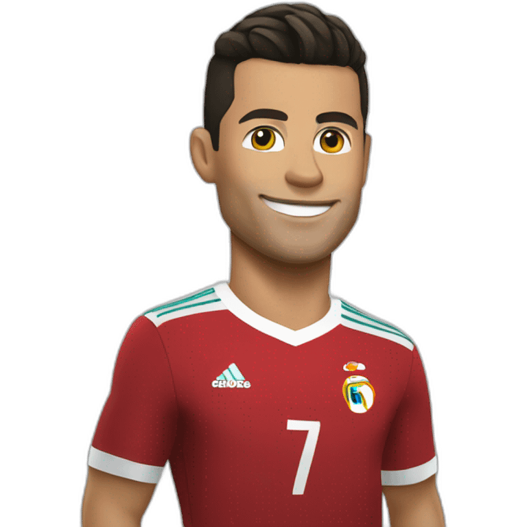 Cr7 qui fait un siuuu emoji