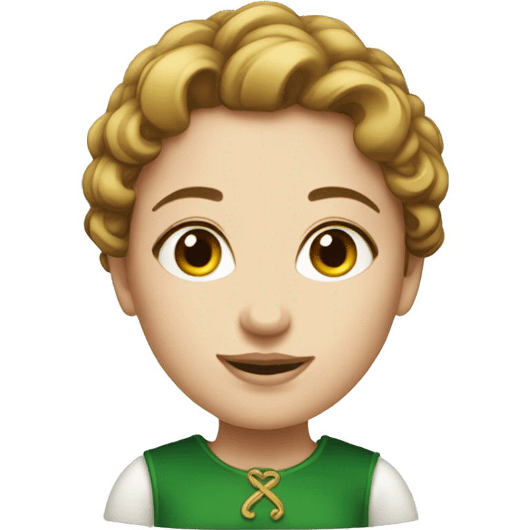 Beautiful irish lady emoji