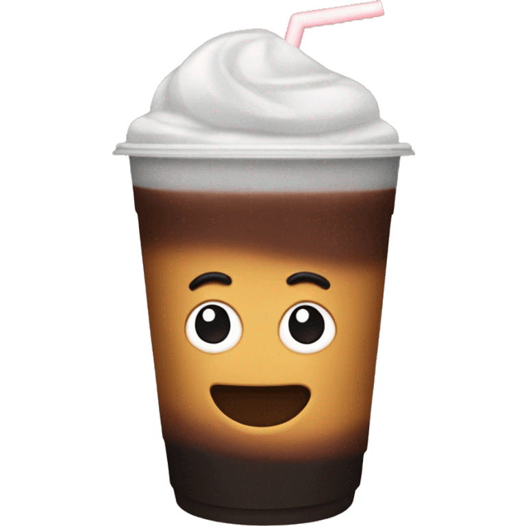 iced americano in take away  emoji