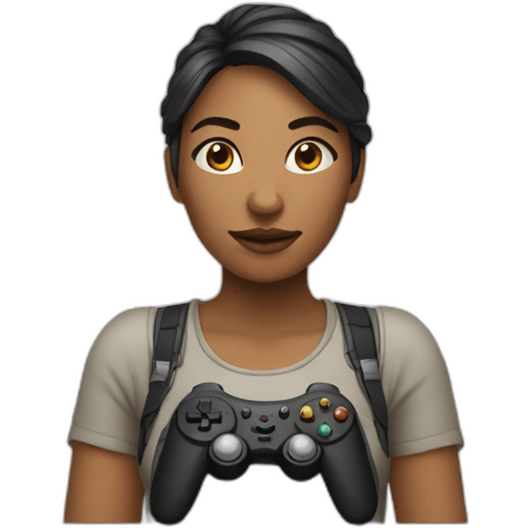 women who is gaming emoji