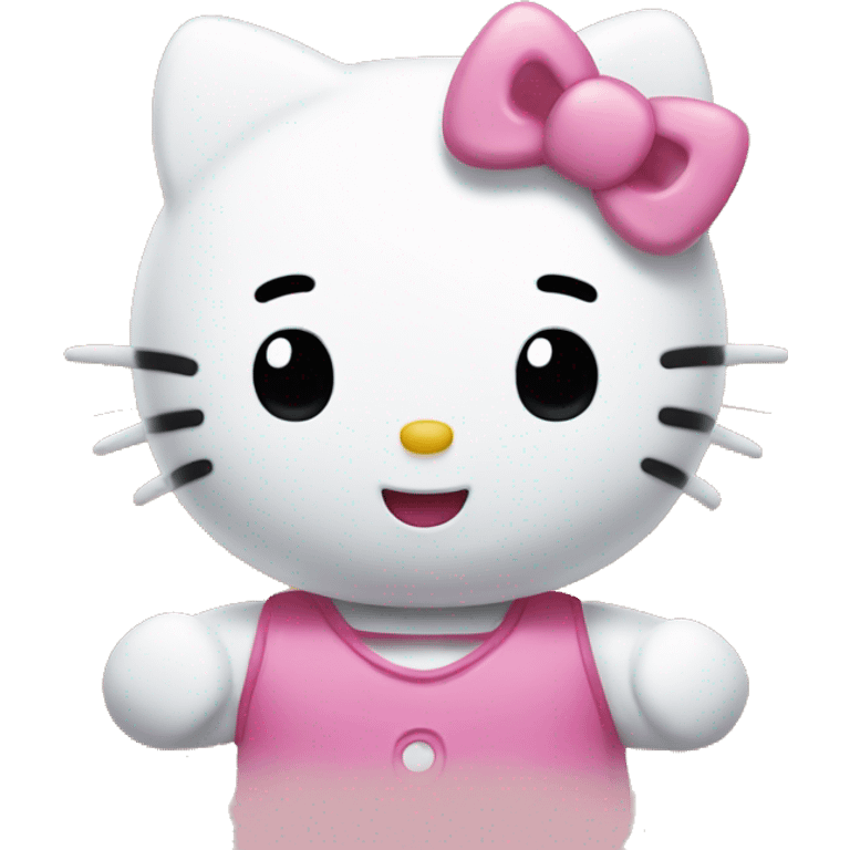 hello kitty happy emoji